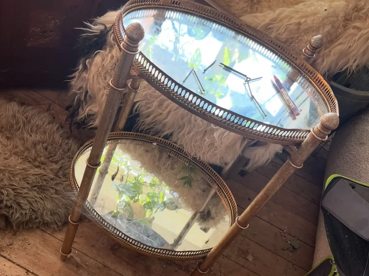 Billede 1 - Fil De Fer sidebord , fransk vintage