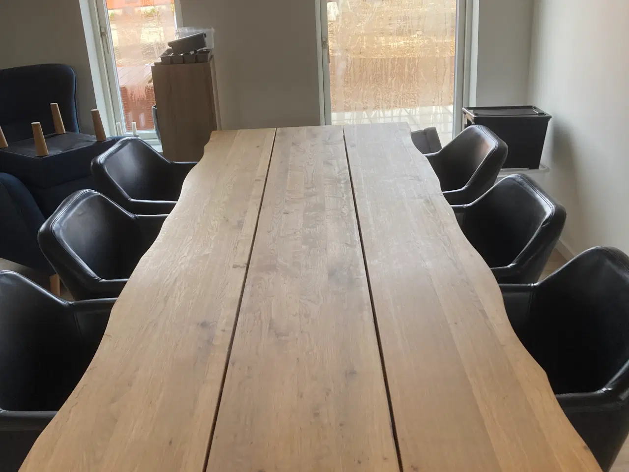 Billede 1 - Massivt Egetræs Plankebord 