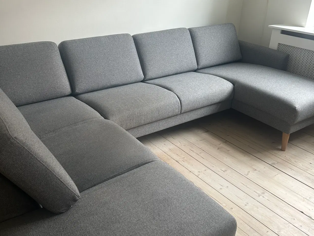 Billede 2 - Sofa med dobbelt chaiselong 