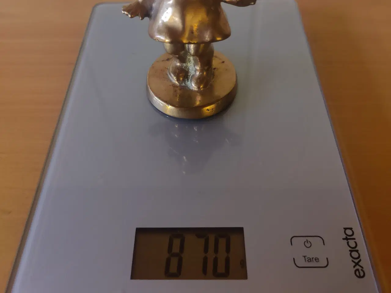 Billede 4 - Bronzefigur, pige