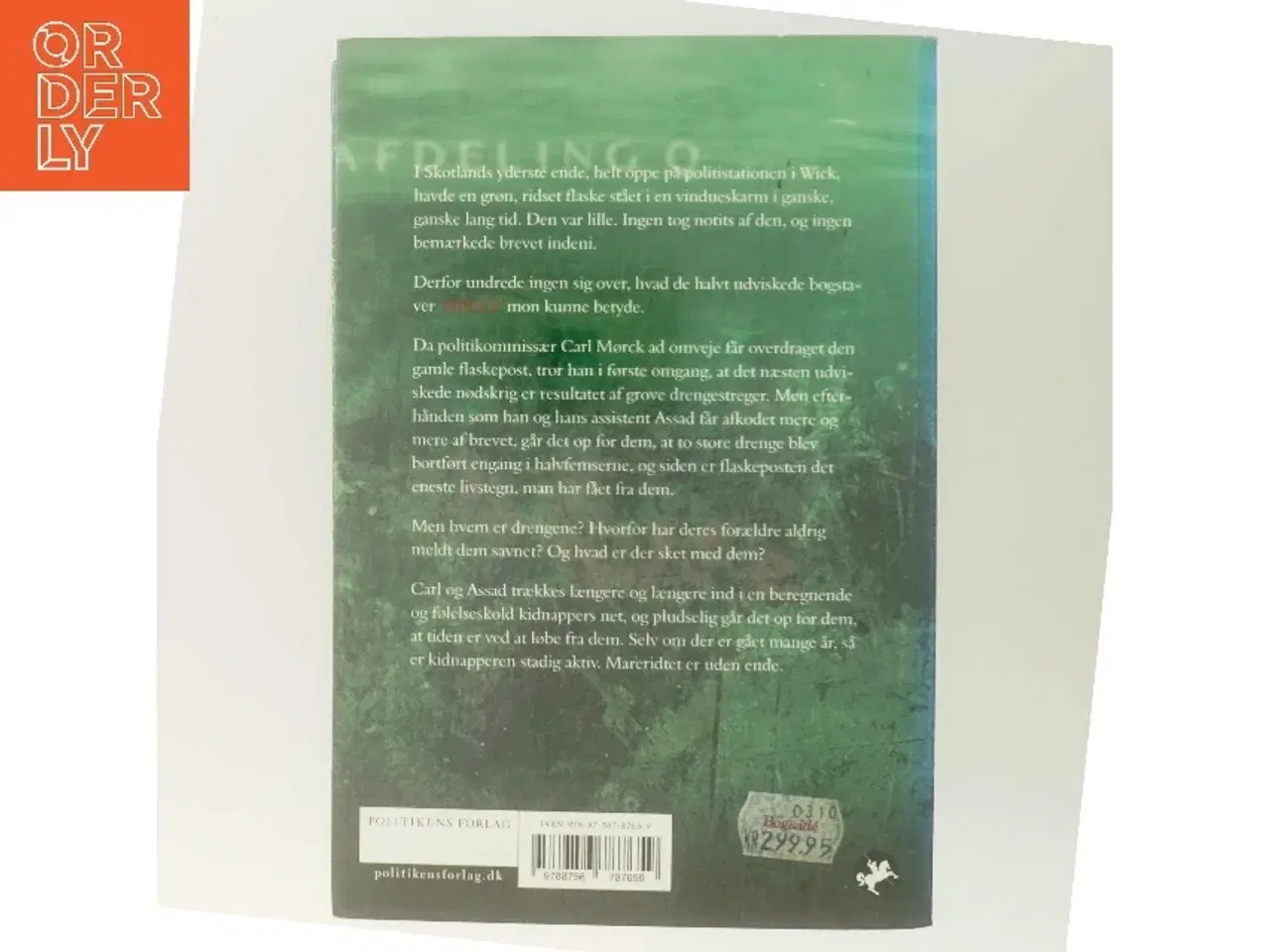 Billede 3 - Flaskepost Fra P af Adler-Olsen, Jussi (Bog)