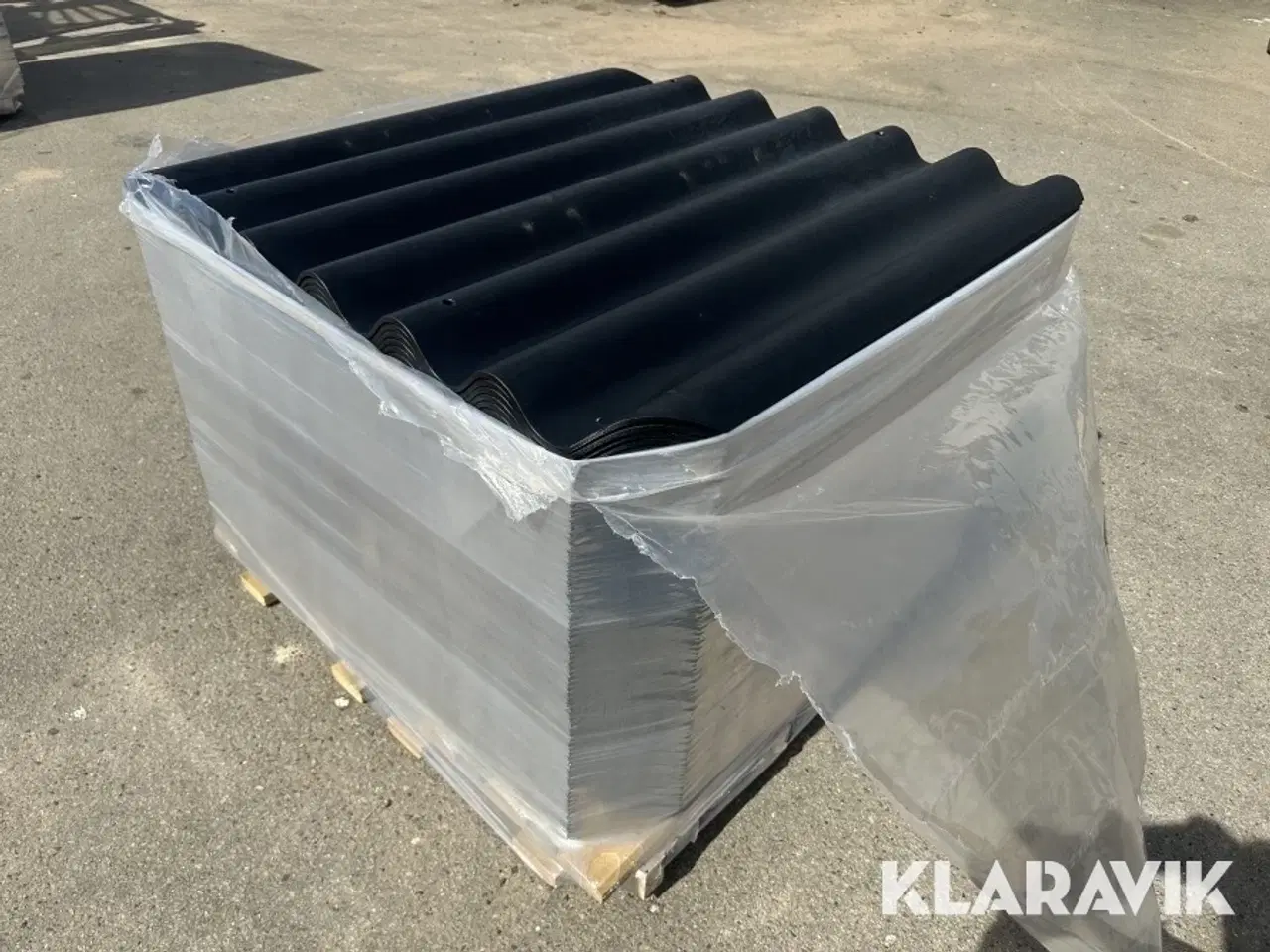 Billede 4 - Bølgeplade 75 styk Euronit 700T HJ/HU Sort