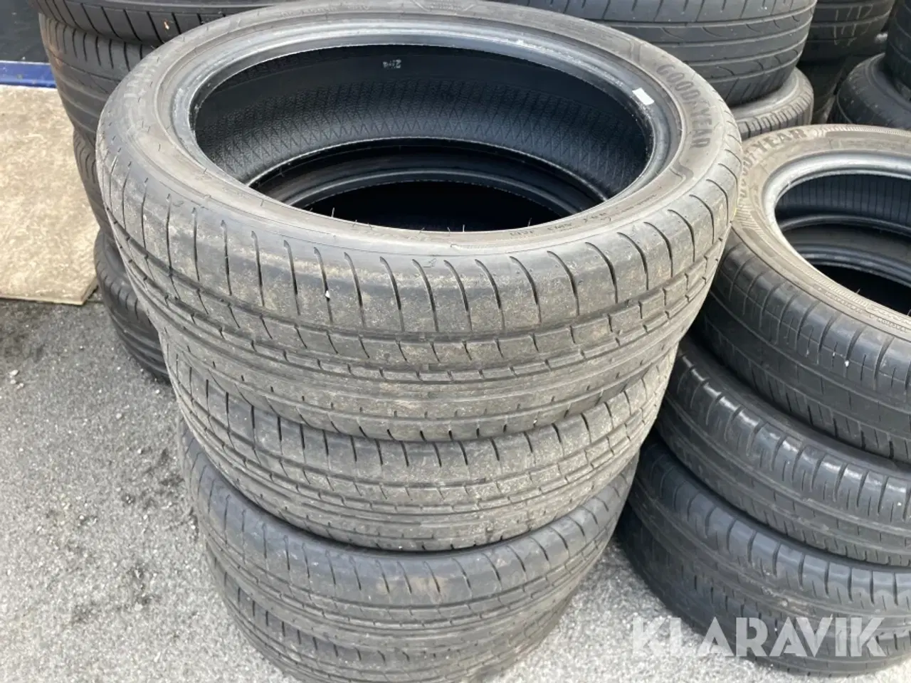 Billede 5 - Løse dæk Goodyear/Continental/kumho/Bridgestone 12 sæt.