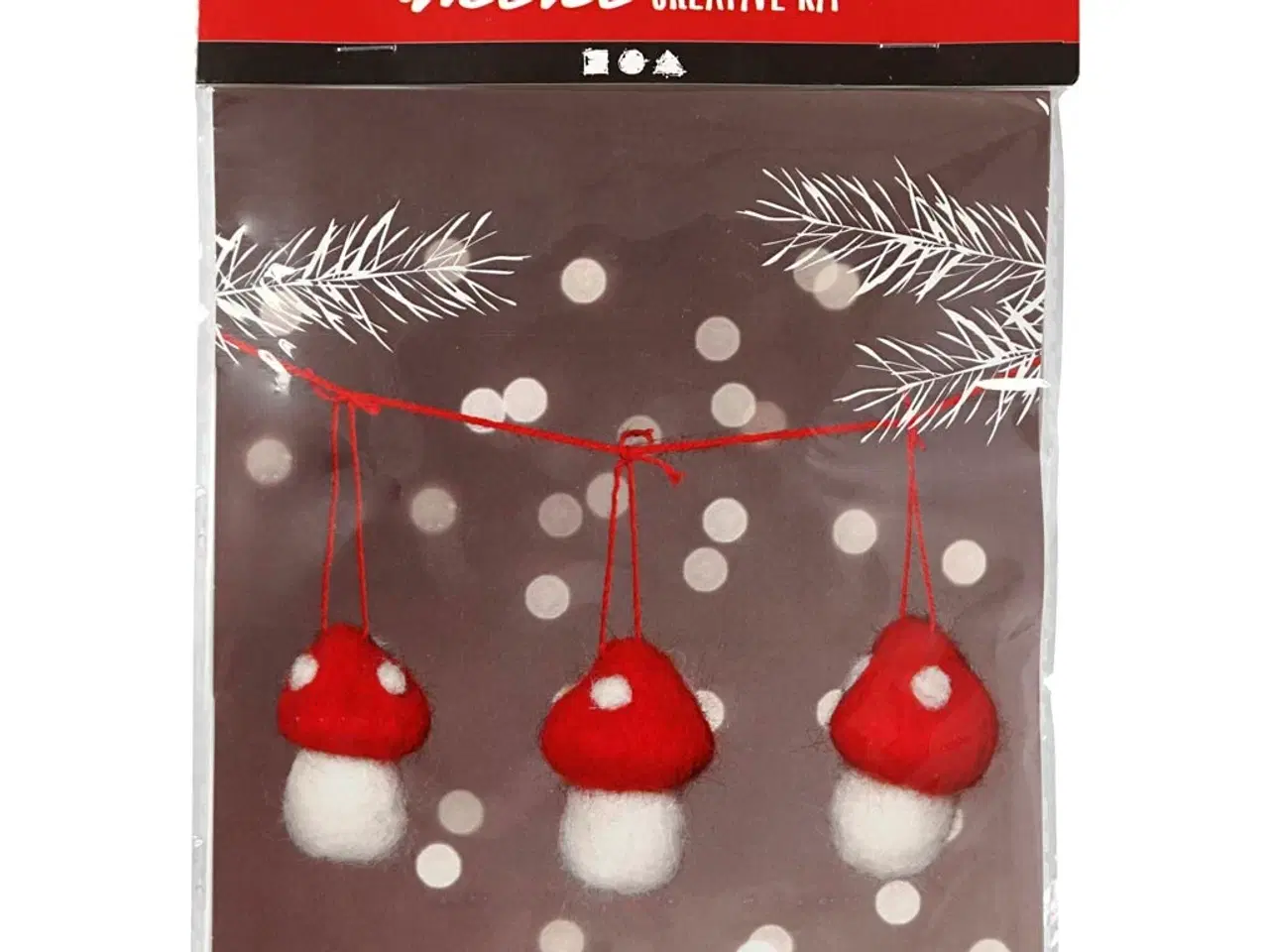 Billede 1 - Mini DIY Kit, paddehatte på snor, H: 5.5 cm, 1 sæt