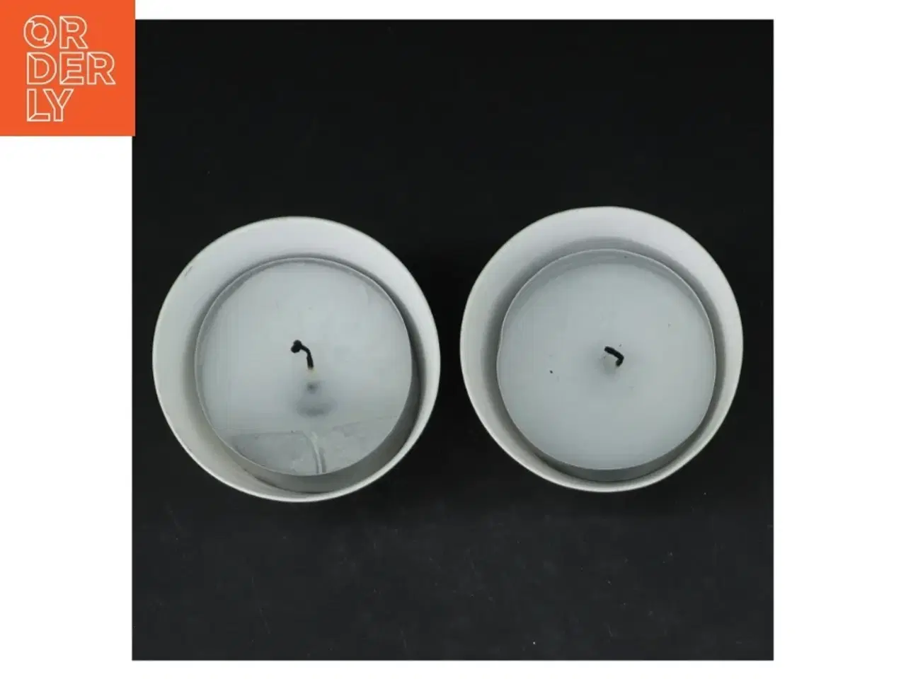 Billede 2 - Dekorative stearinlys med fuglemotiv (str. Ø. 7 cm)