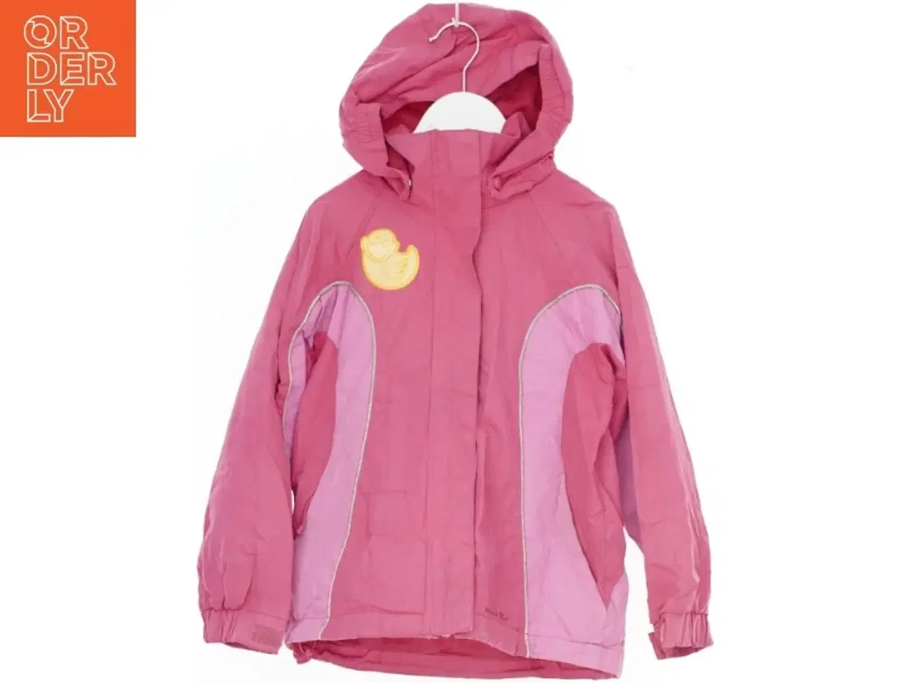 Billede 1 - Lyserød jakke til børn med hætte fra Mountain Life (str. 122)