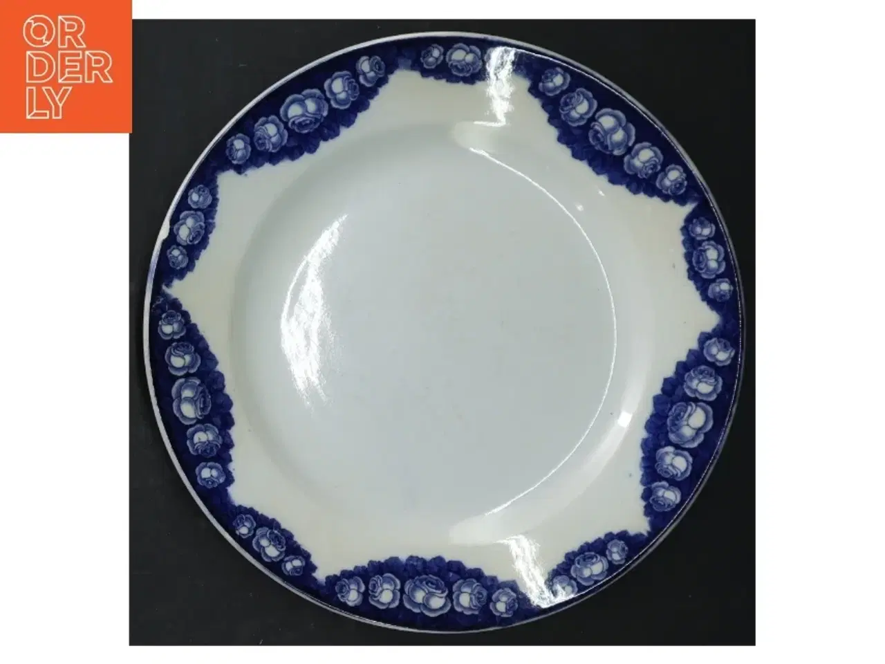 Billede 1 - Porcelænstallerken med blomstermønster fra Villeroy & Boch (str. Ø. 22 cm)