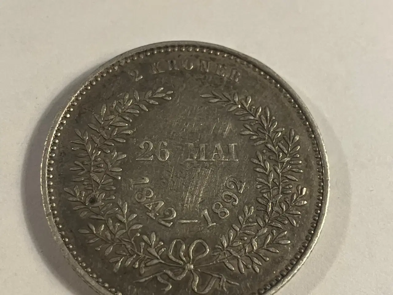 Billede 2 - 2 krone Denmark 1892