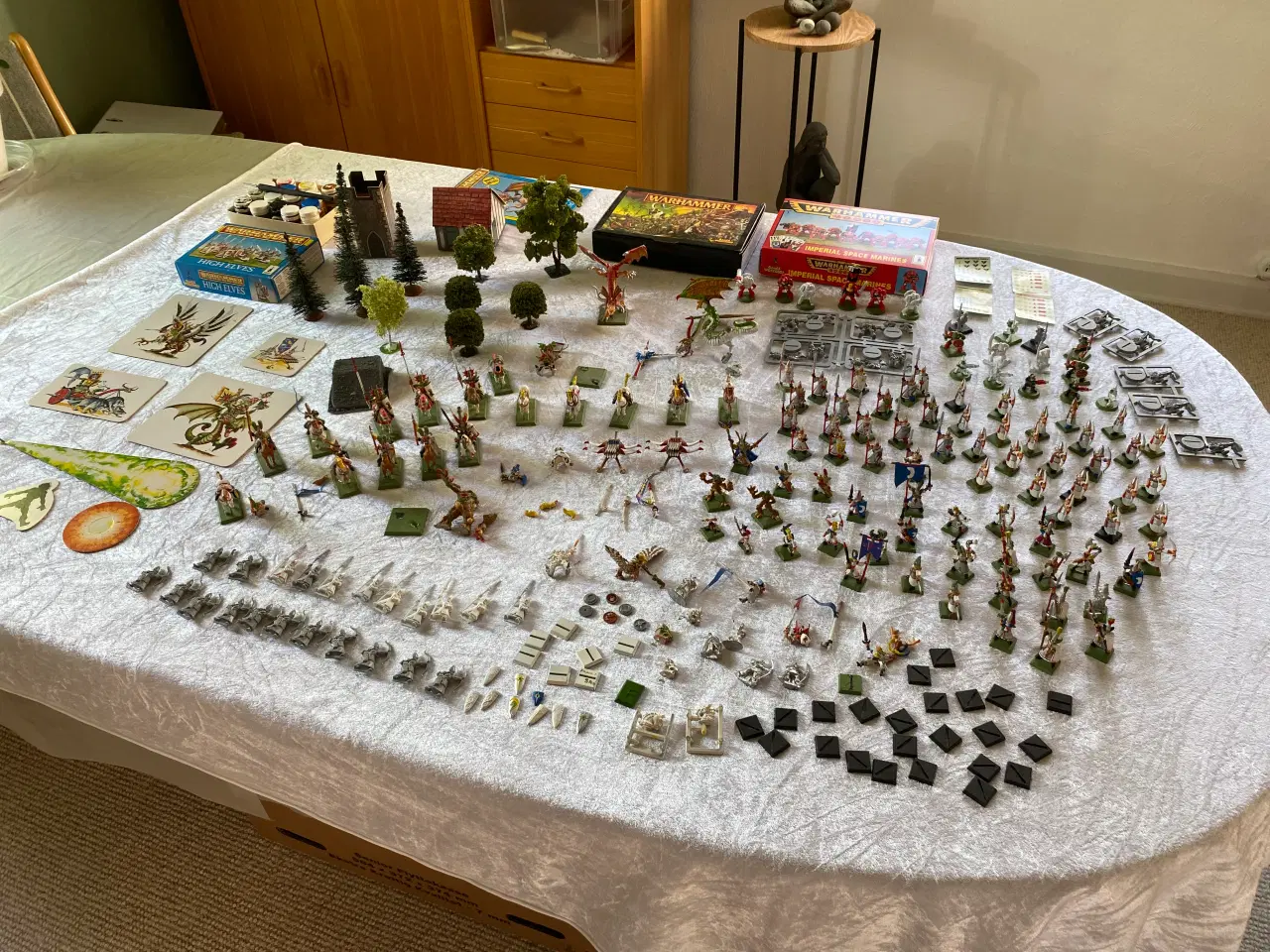 Billede 1 - ⚔️ Warhammer Samling – 59 Metalfigurer & Drager
