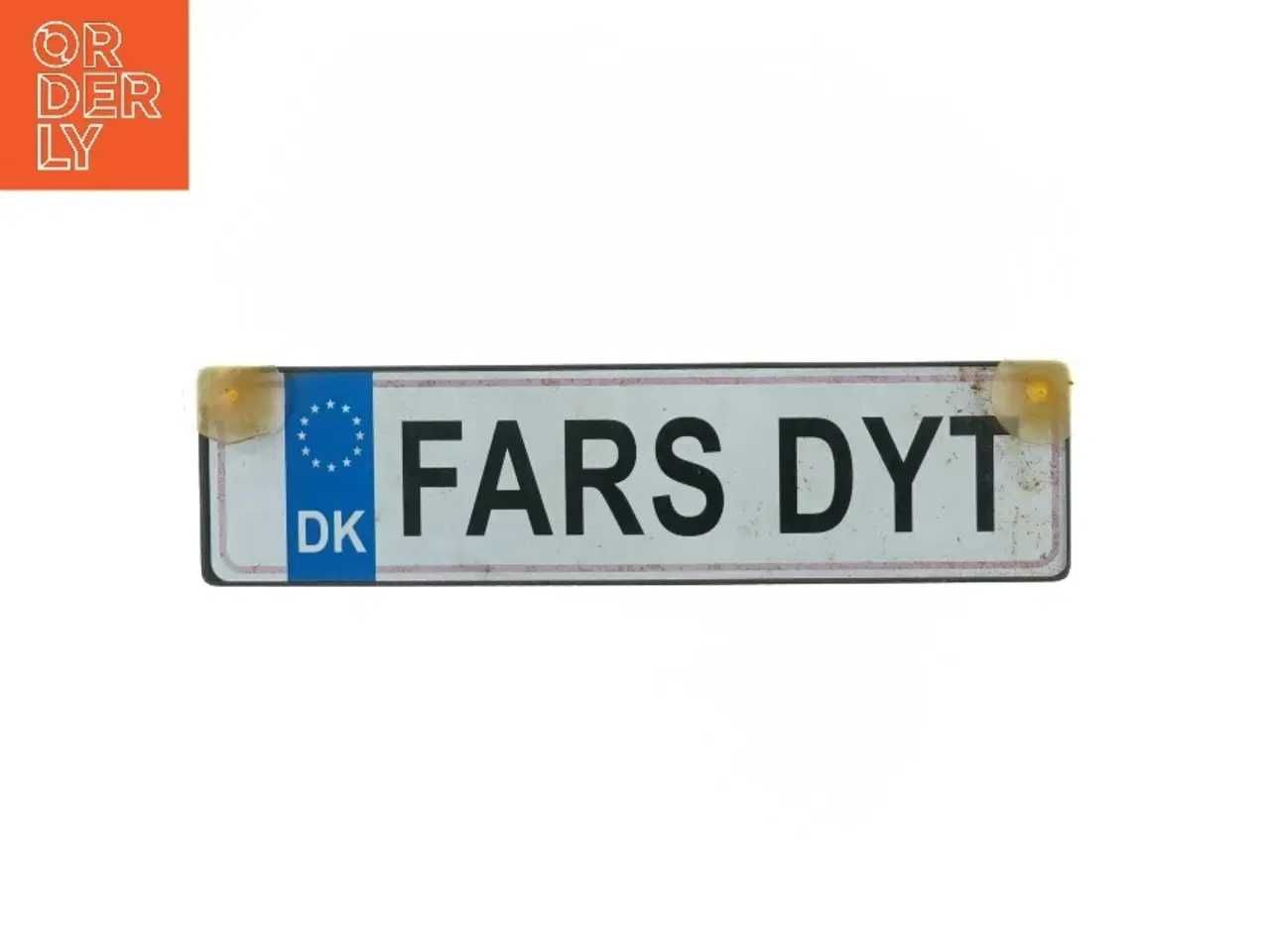 Billede 1 - Nummerplade, fars dyt (str. 20 x 7 cm)