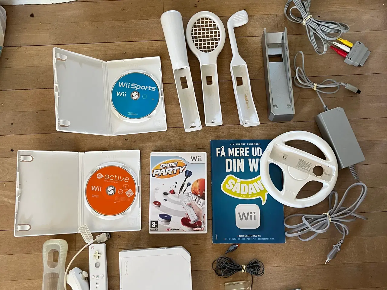 Billede 1 - Nintendo Wii med 3spil og tilbehør 