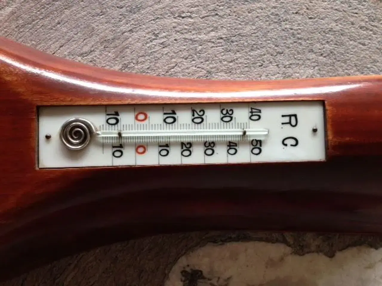 Billede 3 - Flot unikt barometer/termometer