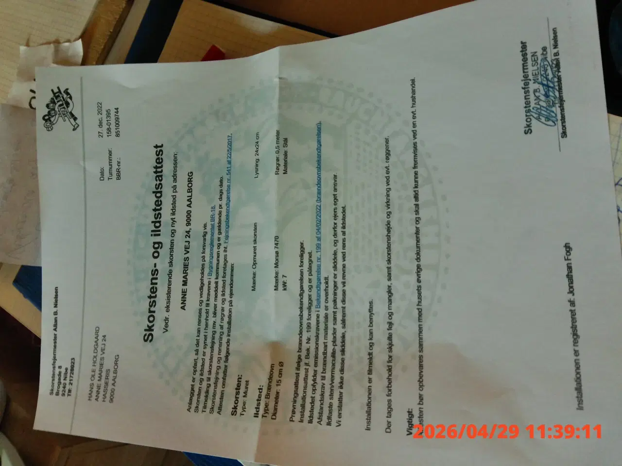 Billede 7 - Morsø  7470 kw7 med attest.