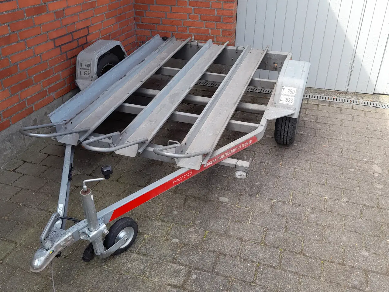 Billede 1 - TEMA trailer med plads til 3 motorcykler.