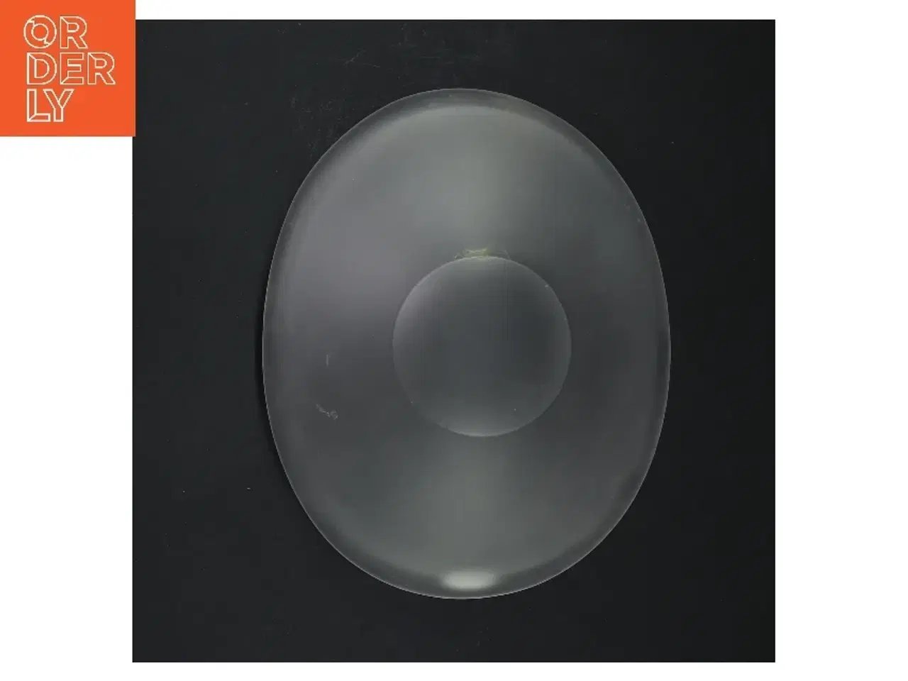 Billede 3 - Frostet glas skål fra Royal Copenhagen (str. 19x15 cm)