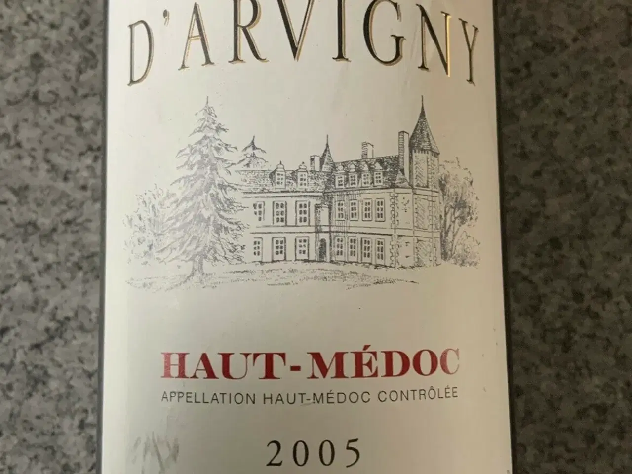 Billede 2 - Rødvin, 2004 Haut-Medoc Chateau d’Arvigny
