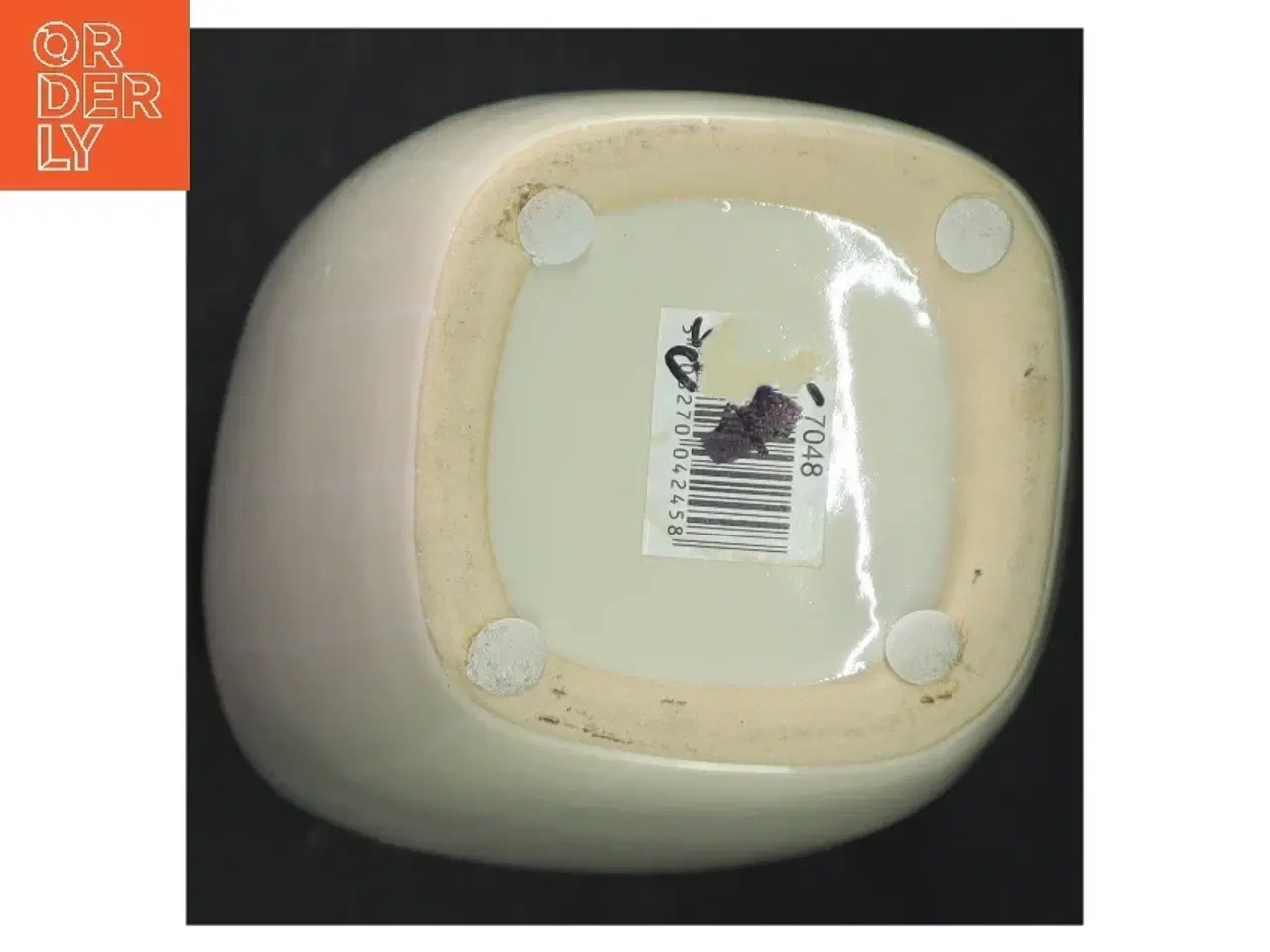 Billede 2 - Hvid porcelænsvase (str. H. 24 cm)