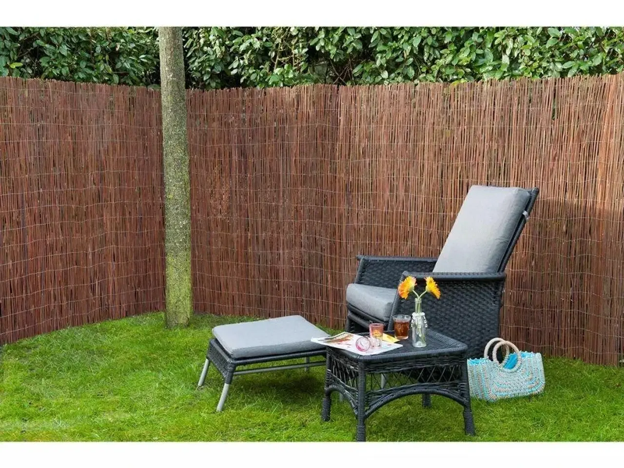 Billede 2 - Nature pilehegn 1 x 3 m 10 mm tyk