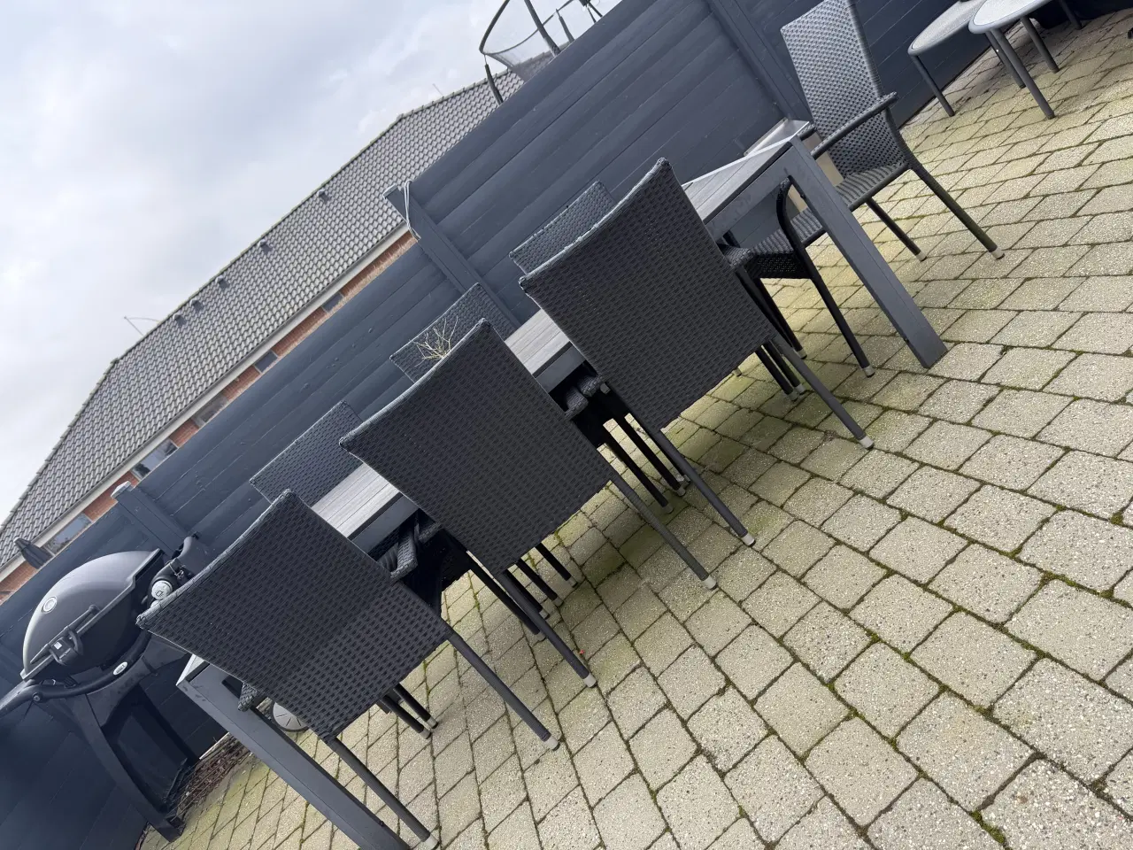 Billede 3 - Havebord + 8 stole 