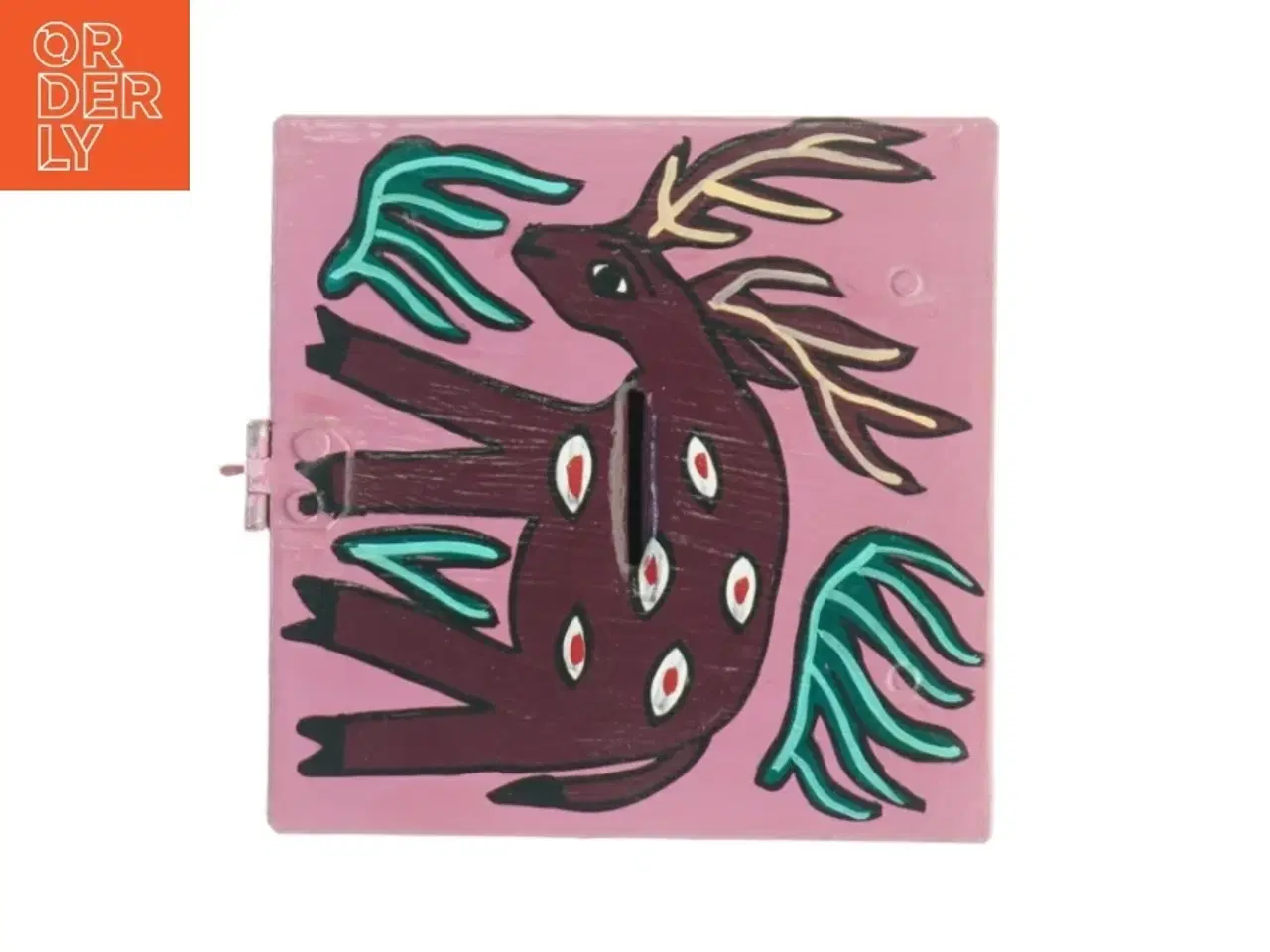 Billede 5 - Metalsparebøsse (str. 13 x 12,5 x, 13 cm)