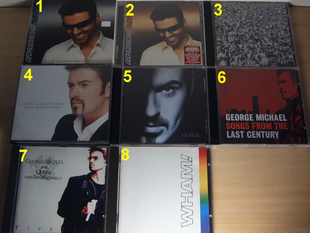 Billede 1 - George Michael / Wham! : 8 Titler