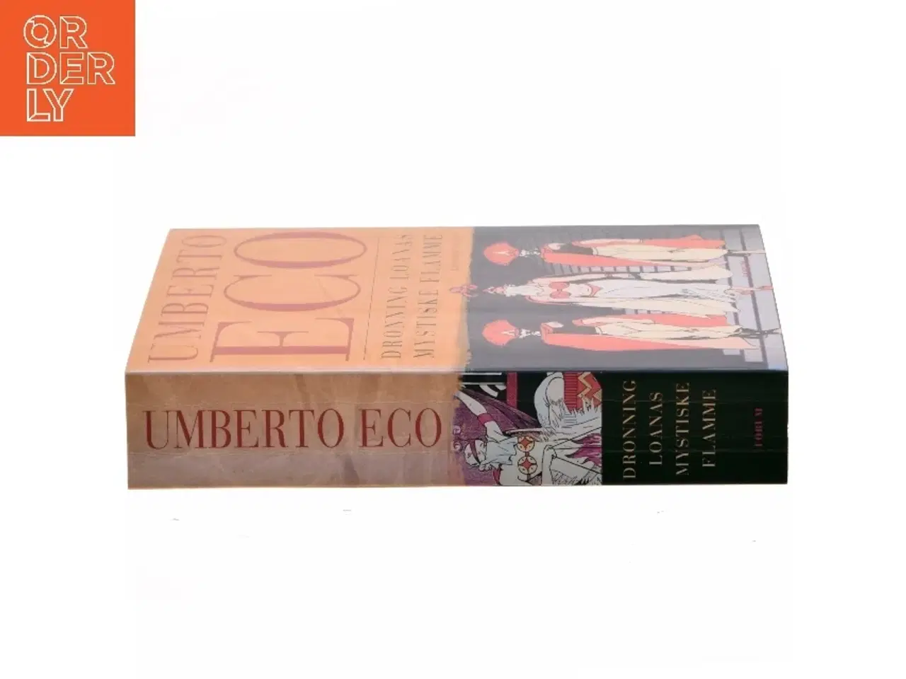 Billede 2 - Dronning Loanas mystiske flamme : illustreret roman af Umberto Eco (Bog)