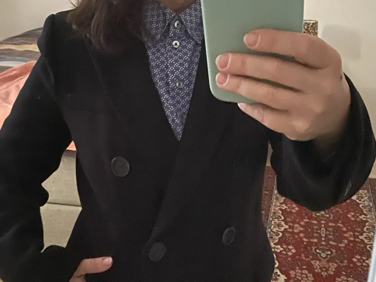 Billede 10 - Zara uld frakke i premium kvalitet lidt figursyet 