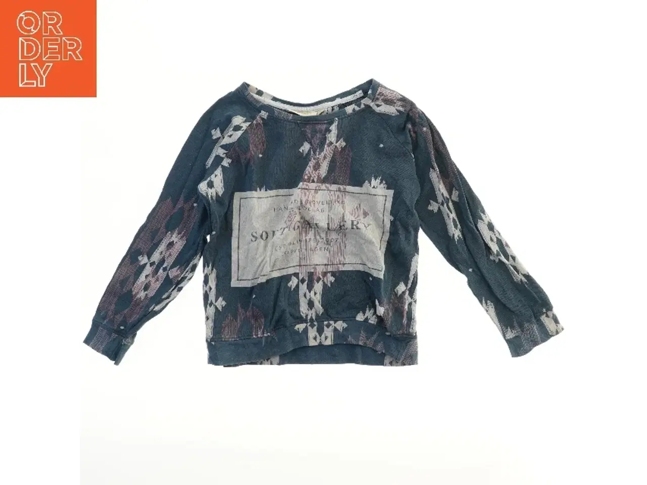 Billede 1 - Soft gallery Langærmet bluse med grafisk print  (str. 128)