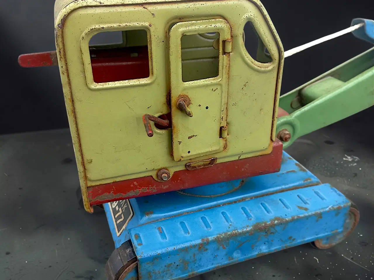 Billede 7 - Sovjetisk bliklegetøj kran AZLK original