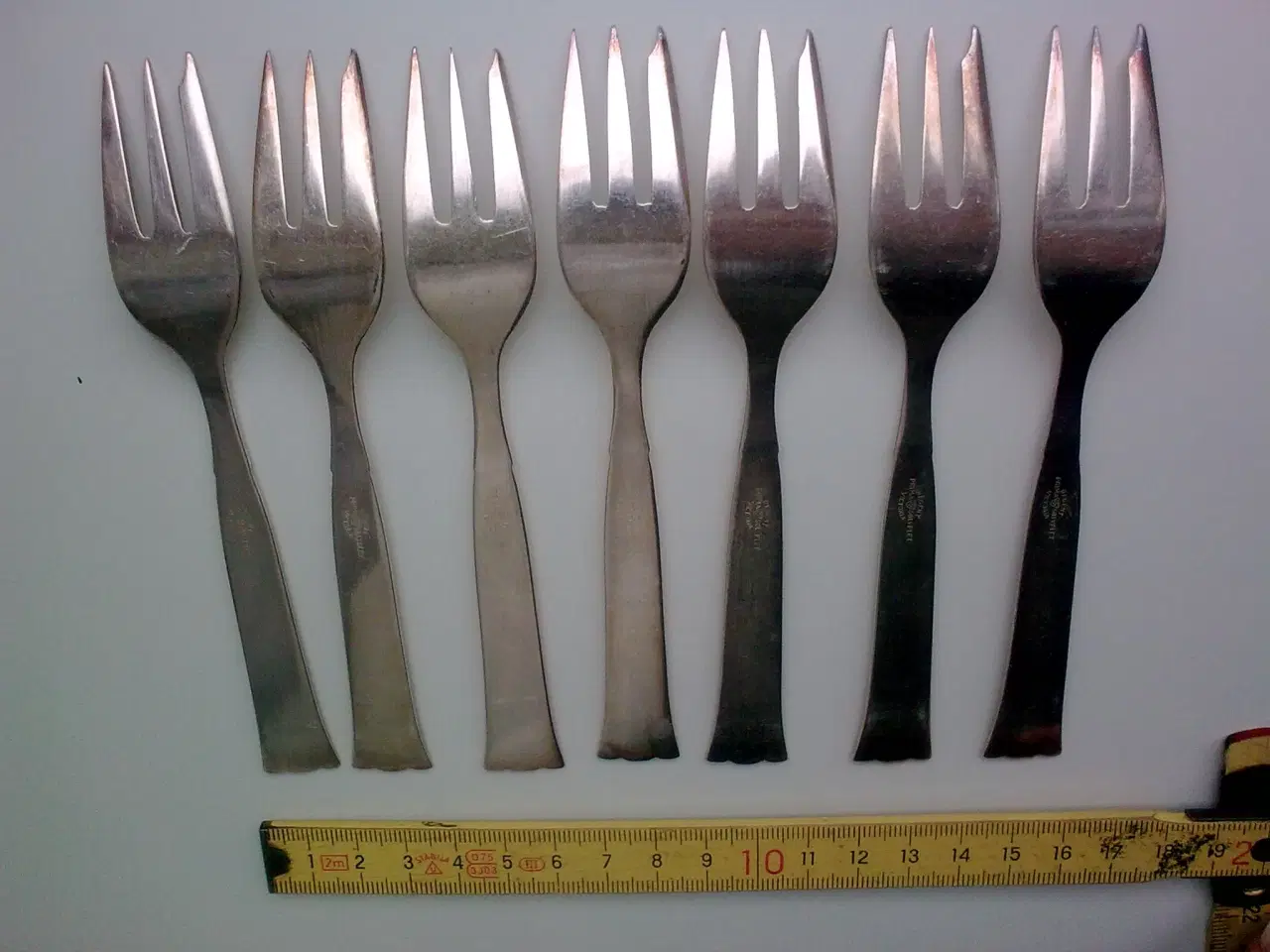 Billede 3 - Konge dronning kagegafler 7 el. 3x sødt/surt