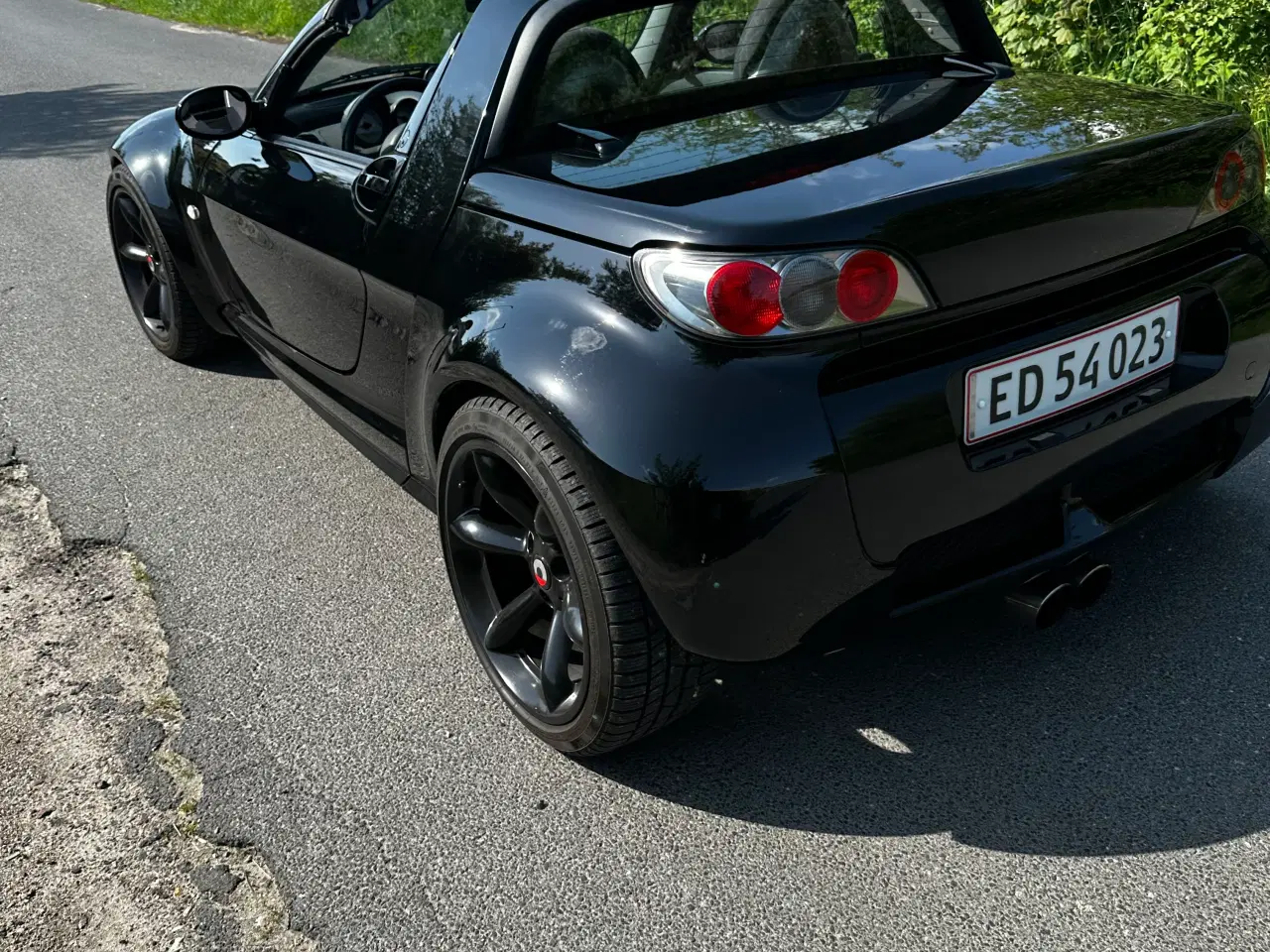 Billede 1 - Rigtig fed bred lille sommerbil.Smart roadster cab