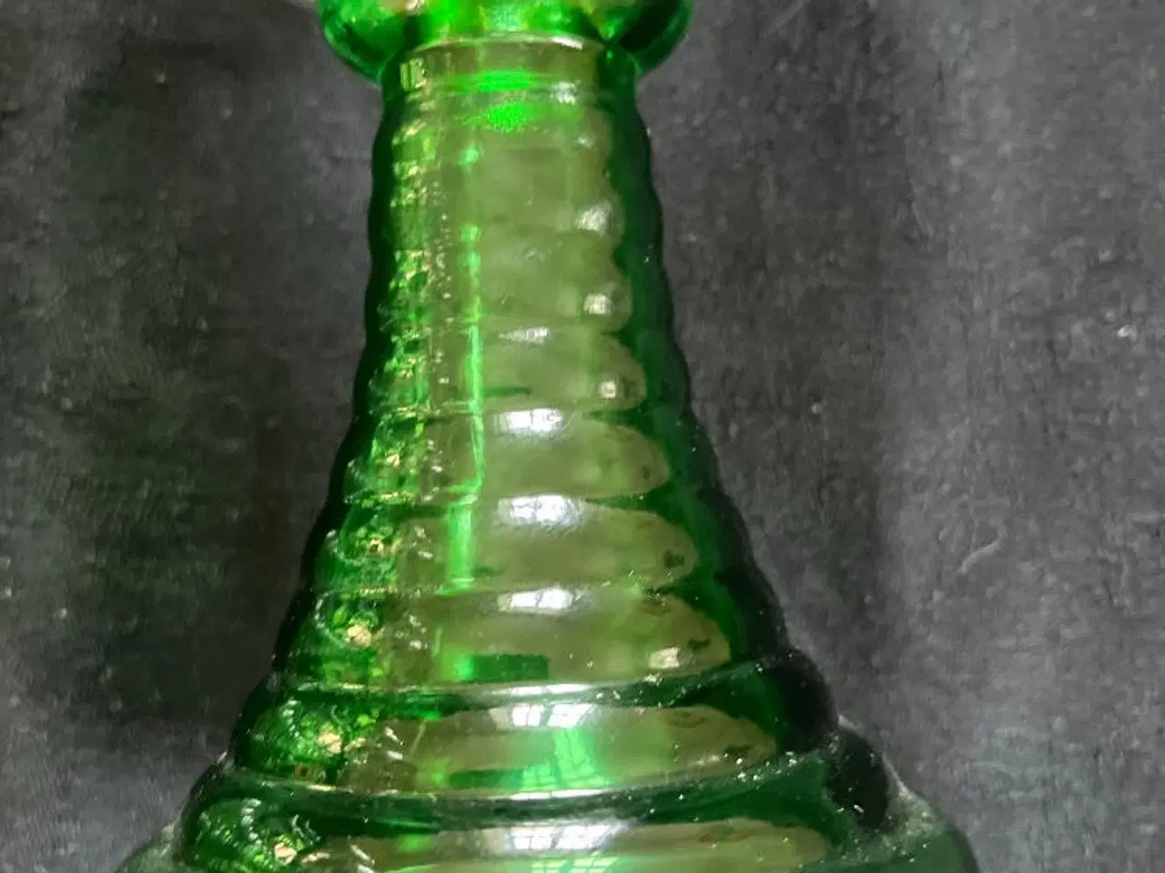 Billede 5 - Antikke Rømer vinglas med drueranke og guldkant