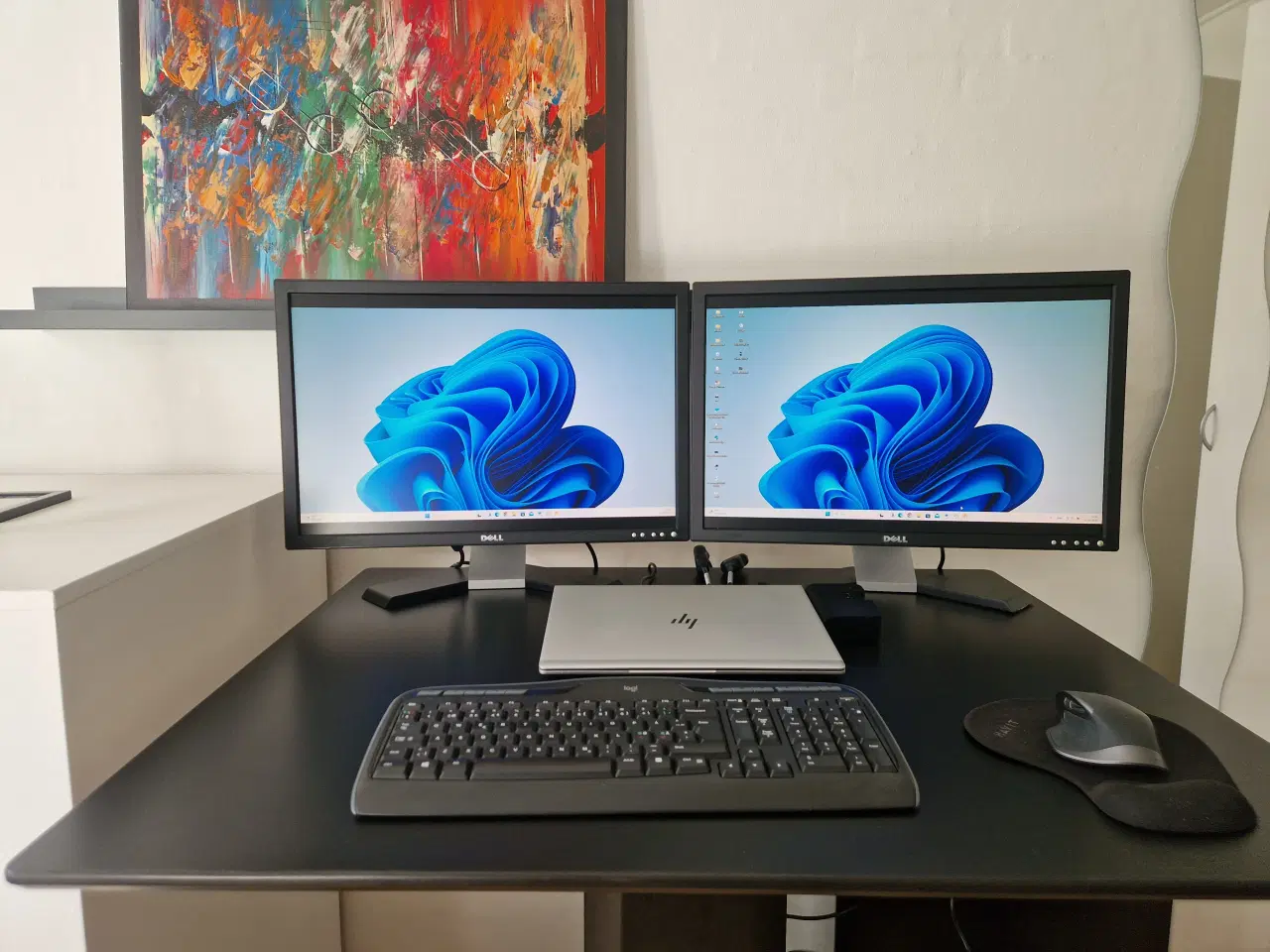 Billede 2 - 2 stk. 24" Dell computer skærme 