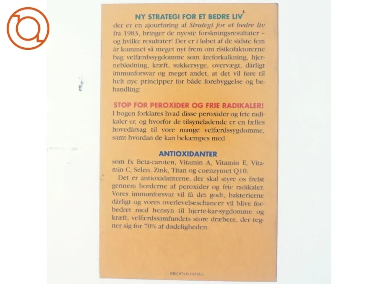 Billede 3 - Lars Okholm, Ny strategi for et bedre liv