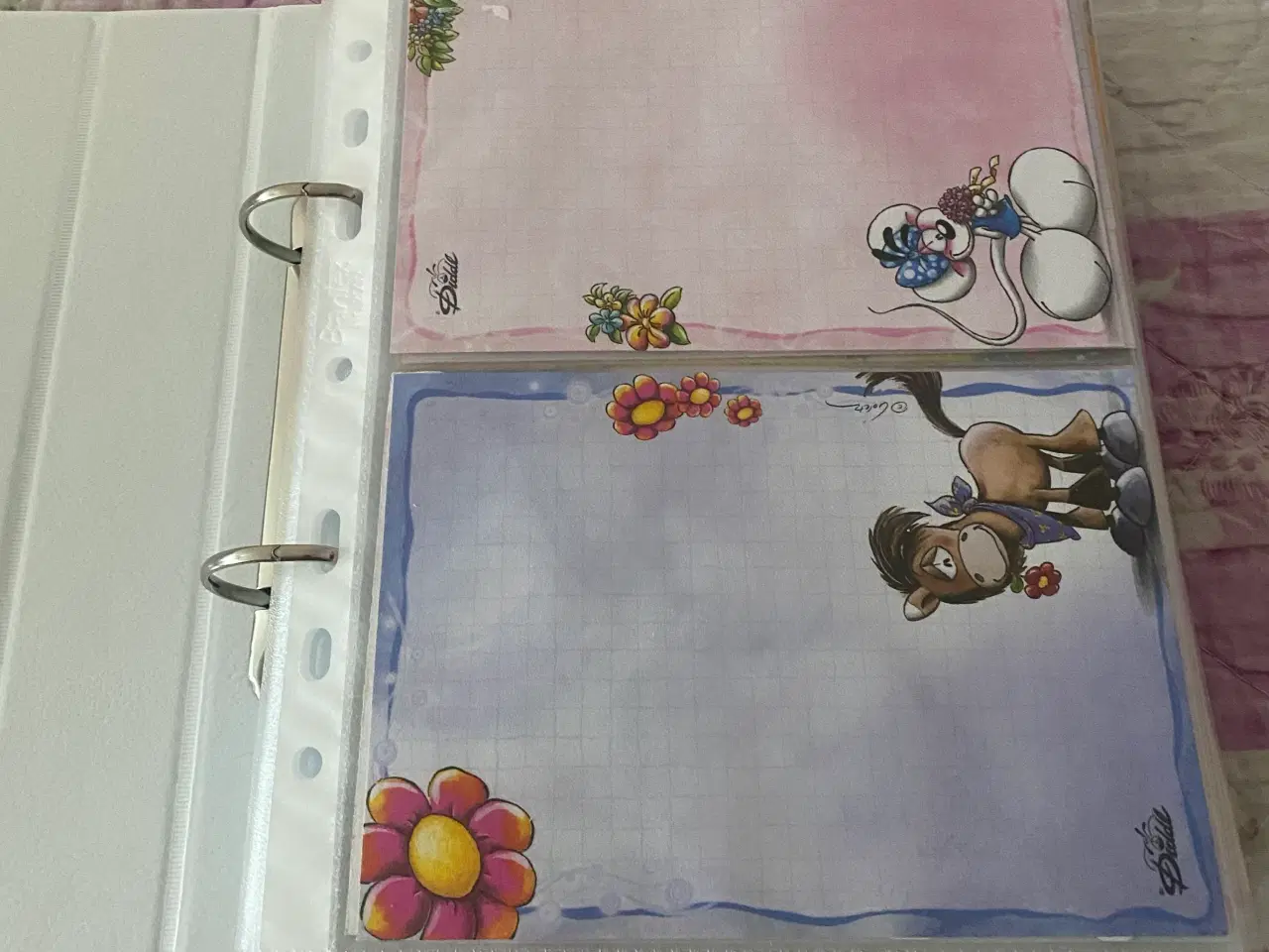 Billede 6 - Diddl papir i mappe