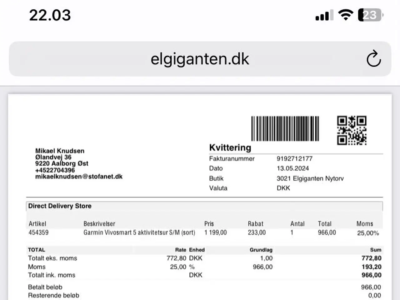 Billede 3 - Garmin Vivosmart 5
