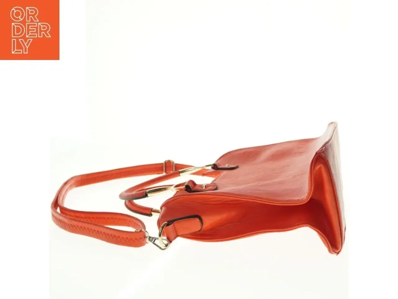 Billede 4 - Orange skuldertaske (str. 37. x 25 cm)