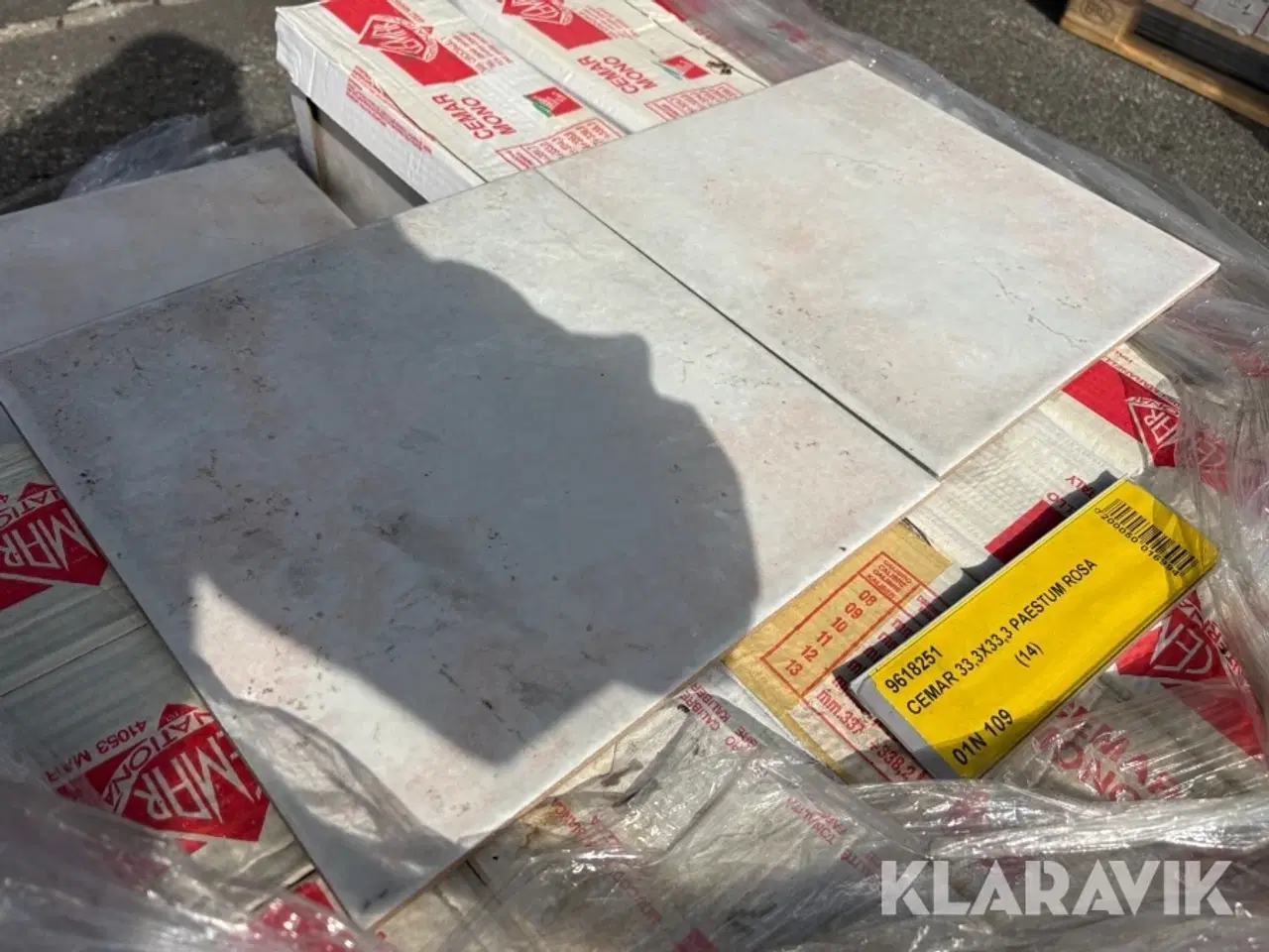 Billede 1 - Fliser CEMAR Paestum Rosa - 209 styks - 23,2 kvm