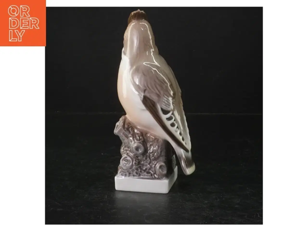 Billede 2 - Porcelænsfugl nr. 6 Silkehale fra Lyngby Porcelæn (str. 19 cm)