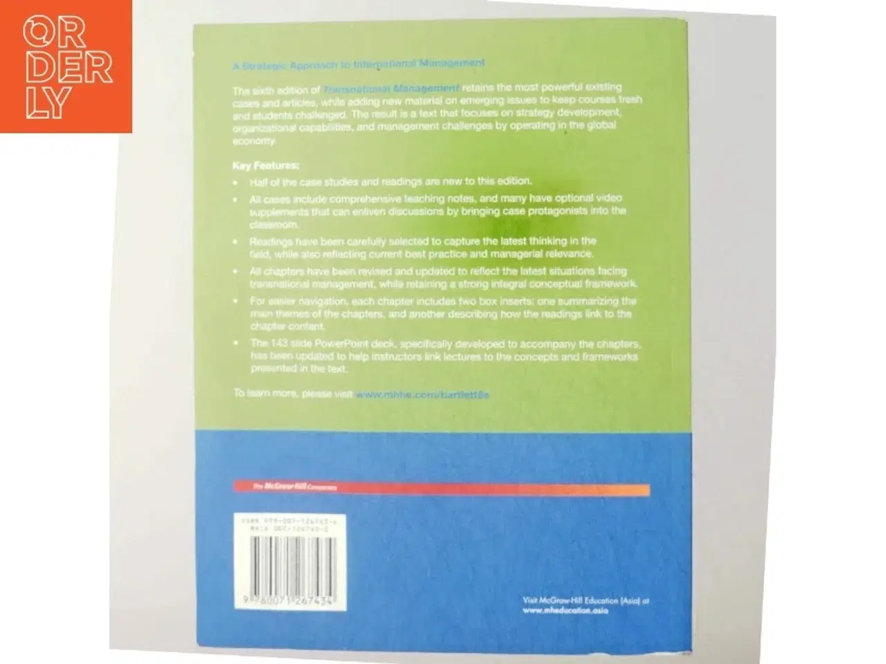 Billede 3 - Transnational management : text, cases, and readings in cross-border management af Christopher A. Bartlett (1943-) (Bog)