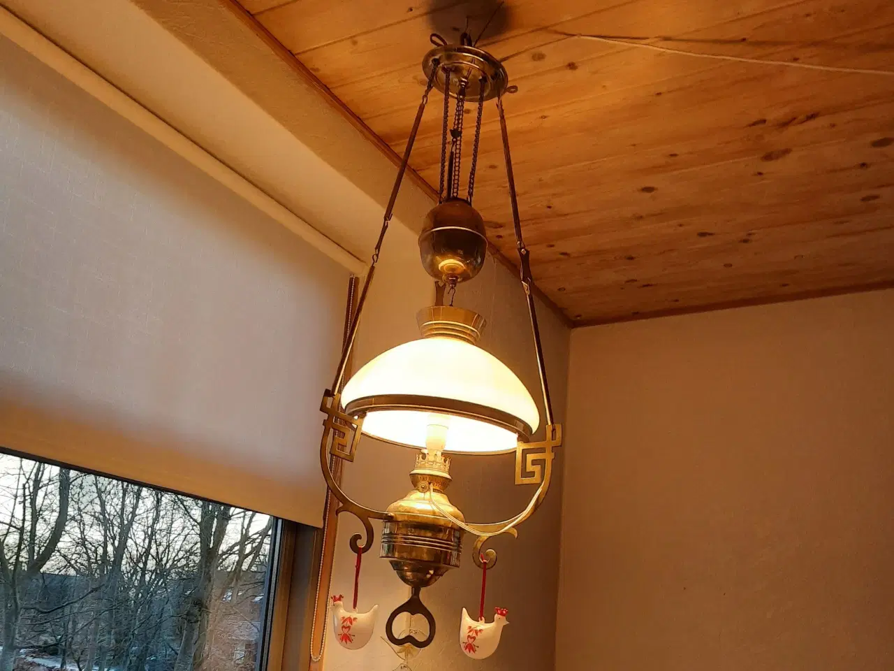 Billede 2 - gammel hænge lampe