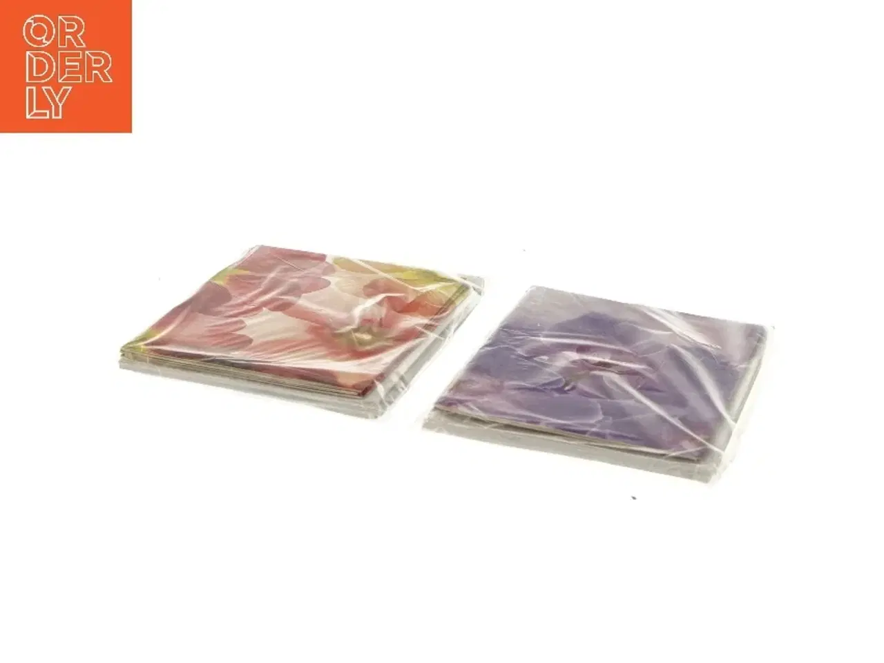 Billede 3 - Sæt af 20 blomstertryk kort med kuverter (str. 20 stk 10,5x15 cm)