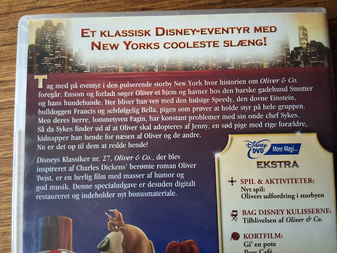 Billede 3 - WALT DISNEY: OLIVER & CO.  DVD-tegnefilm. 