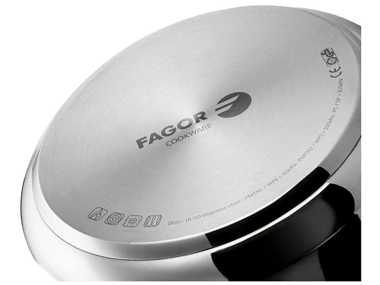 Billede 5 - Trykkoger Fagor DUO rustfrit stål 18/10 - 6 l