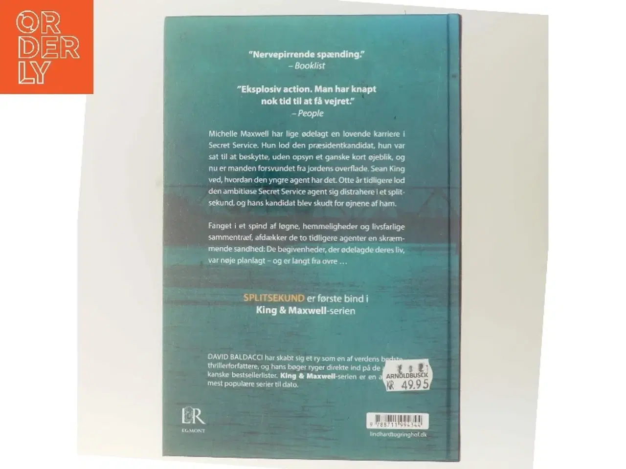 Billede 3 - Splitsekund af David Baldacci (Bog)