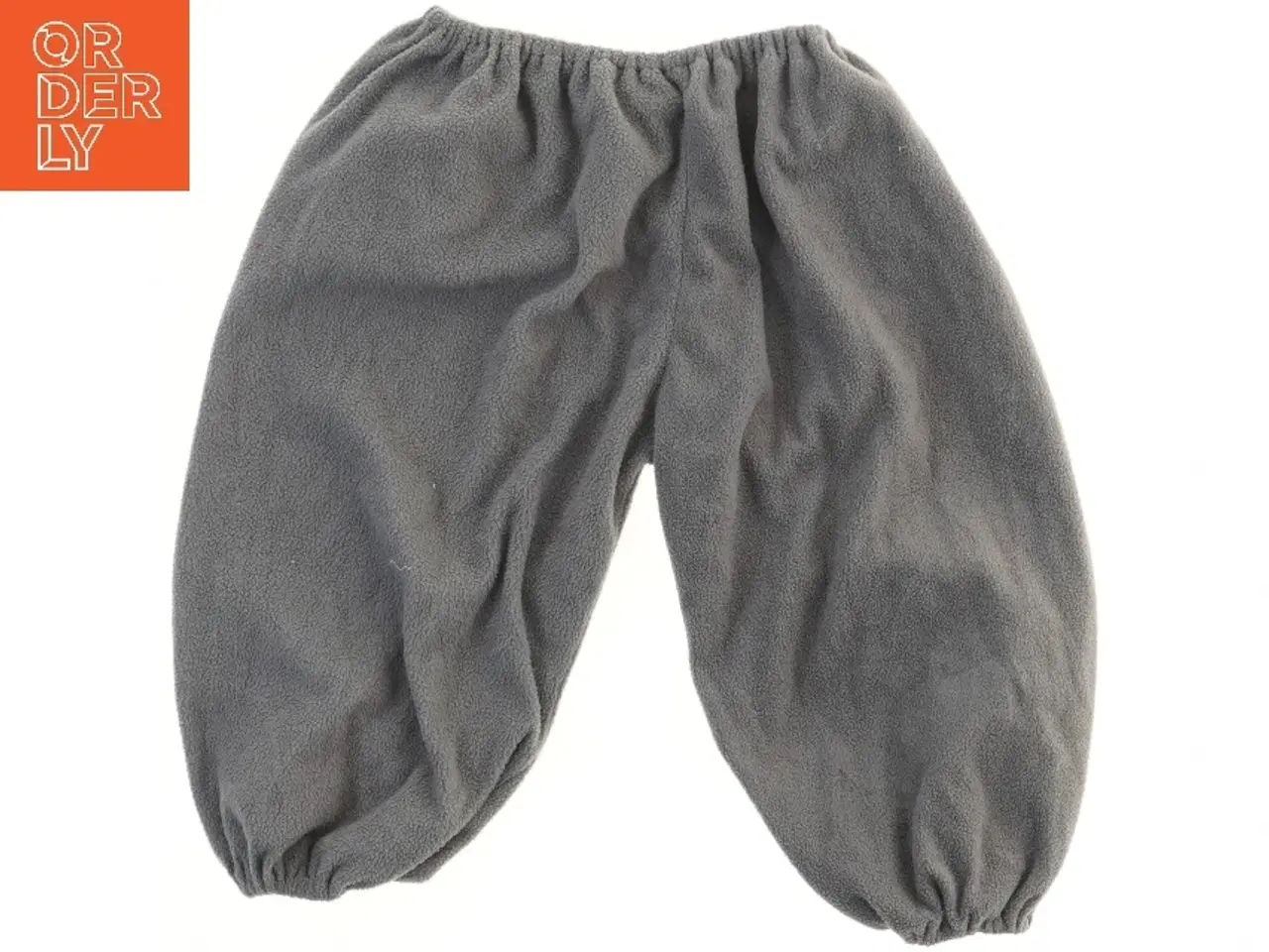 Billede 1 - Grå fleecebukser nissebukser til børn (str. 116)