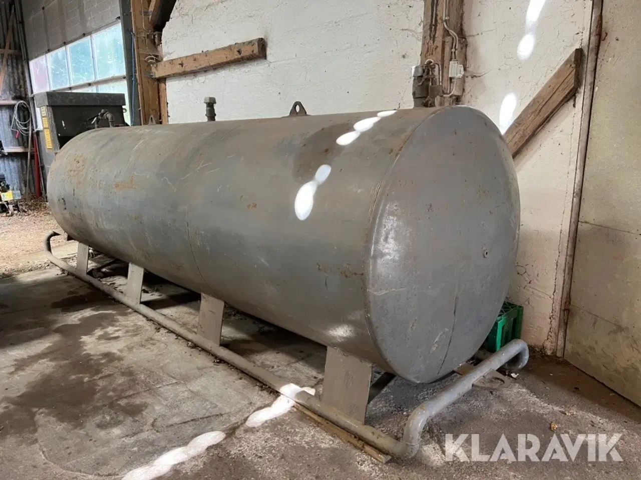 Billede 2 - Dieseltank med pumpe Statoil