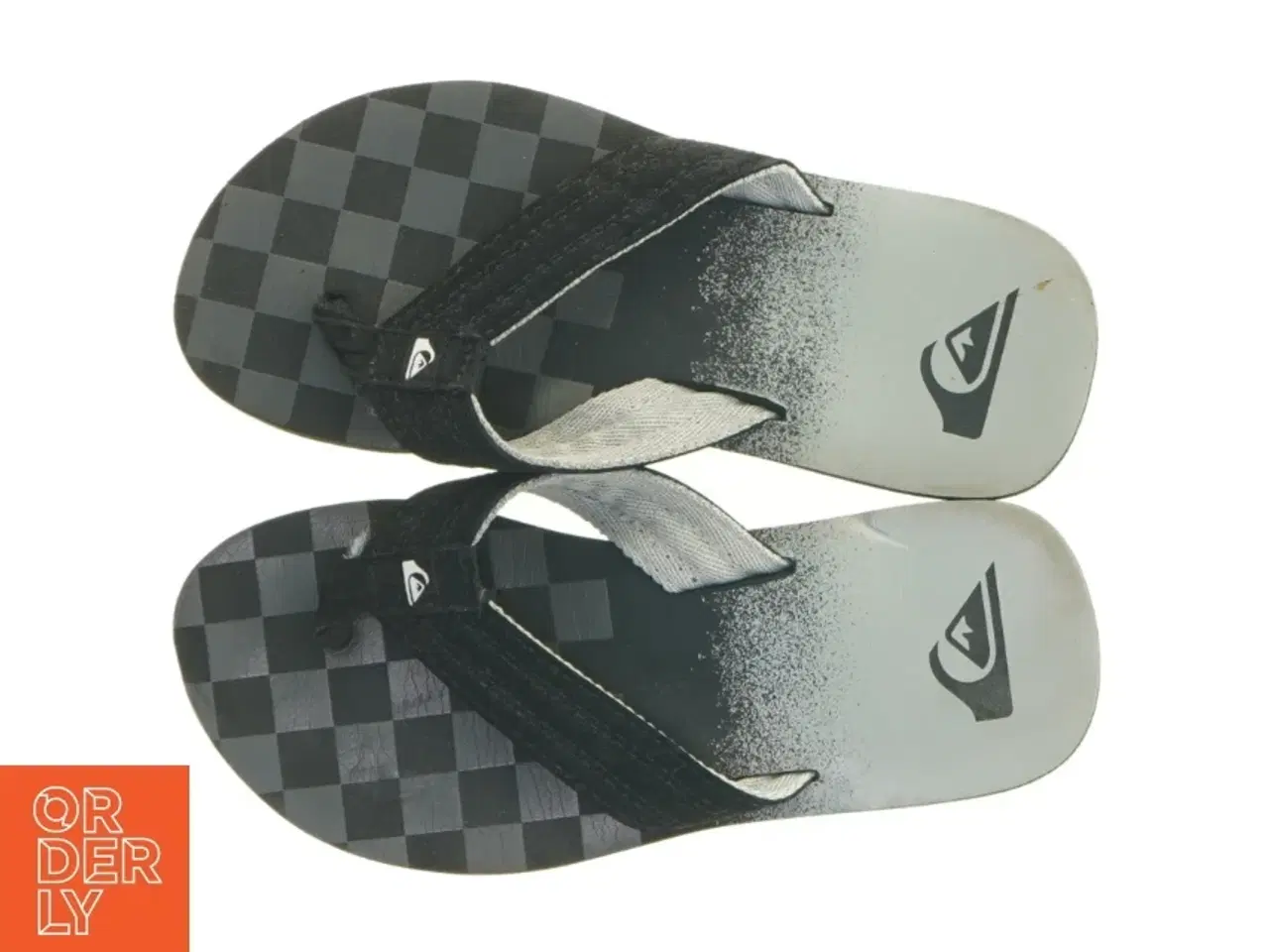 Billede 4 - Sorte klip klapper fra Quiksilver (str. 23,5 cm)