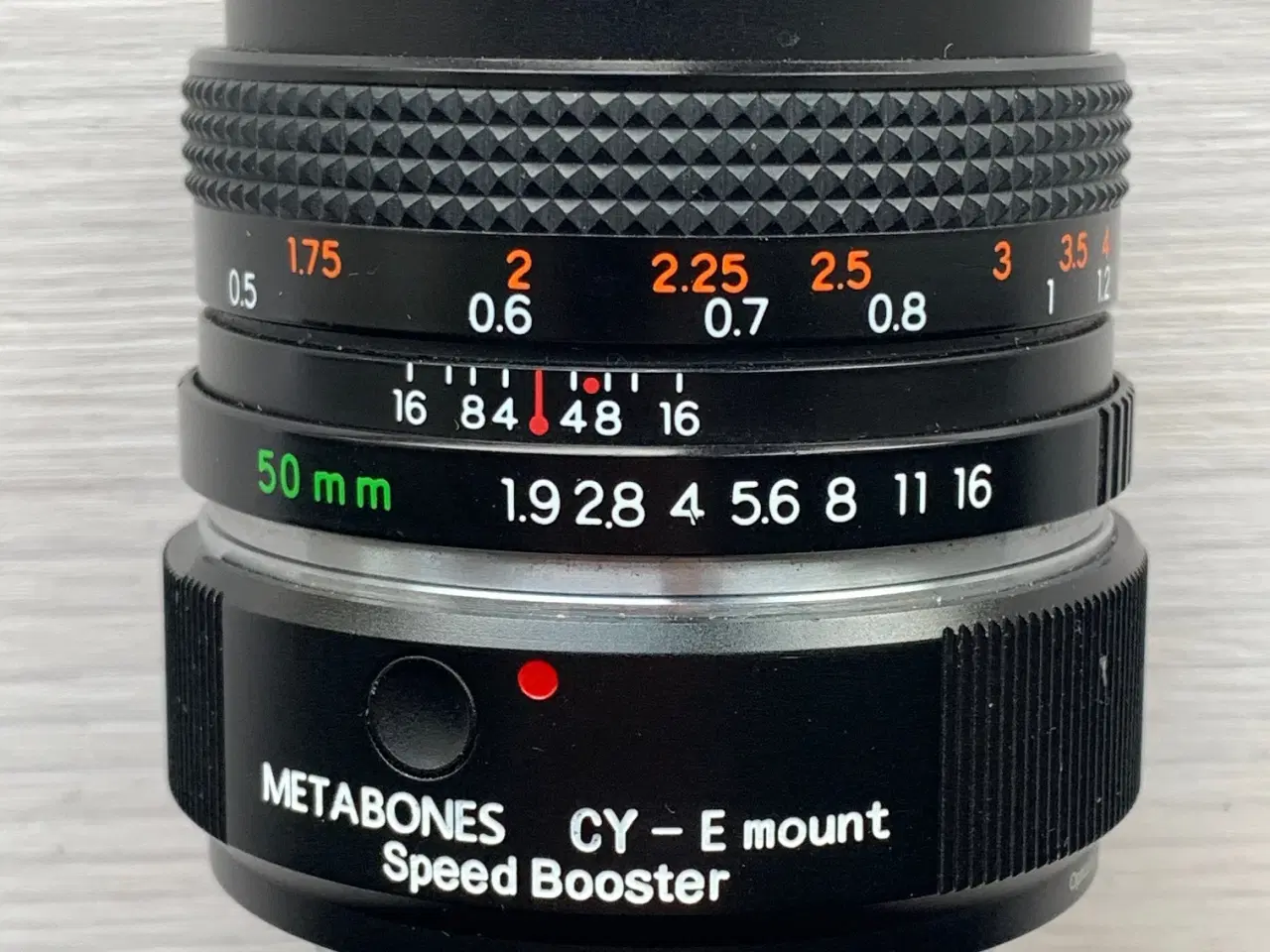Billede 1 - Metabones CY - E mount Speed booster med 50mm f1.9