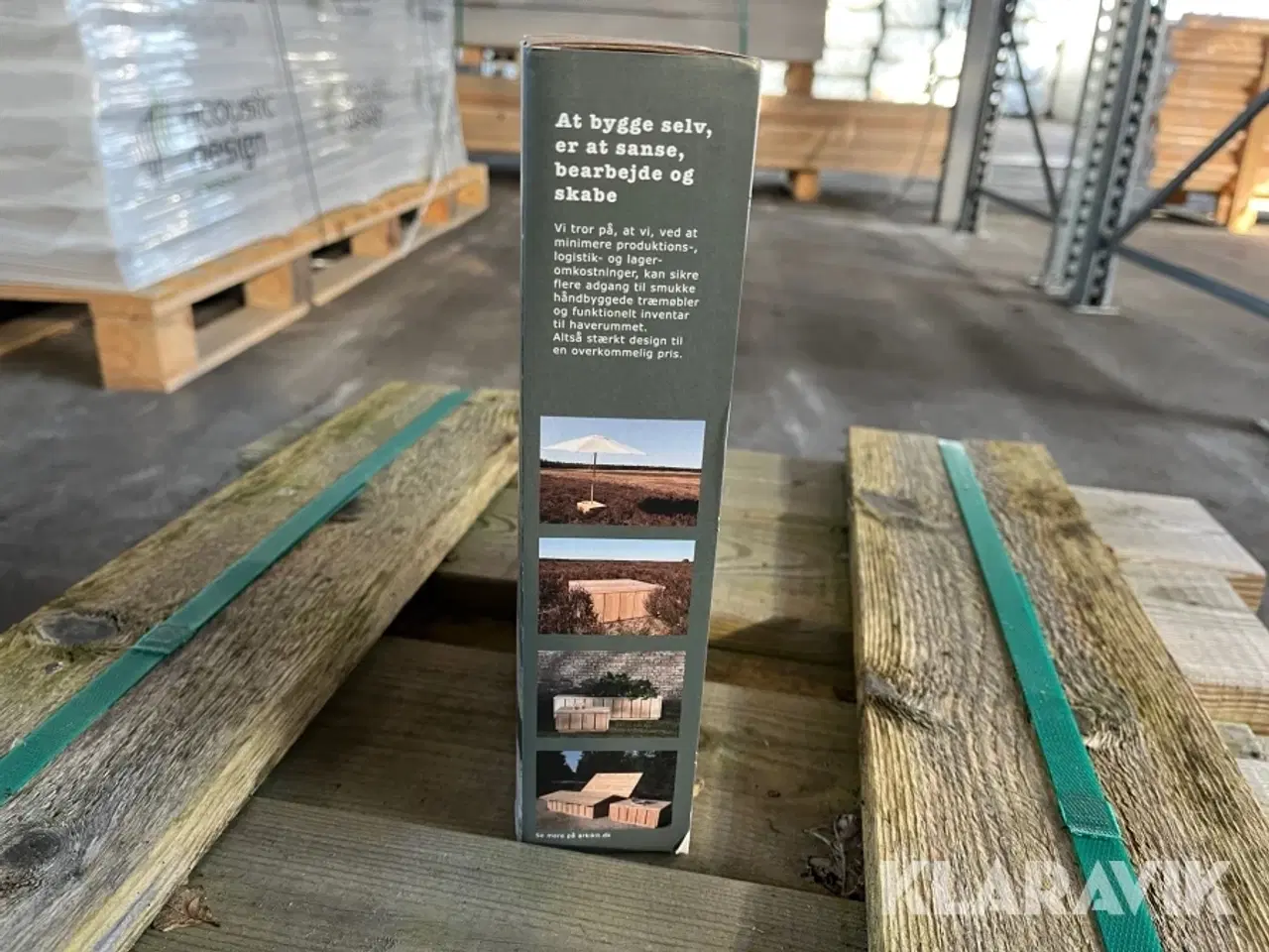 Billede 6 - Træpakke Arki Kit 0120 sidebord/base 5 sæt